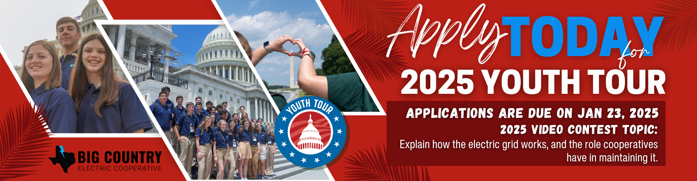 Apply for Youth Tour!