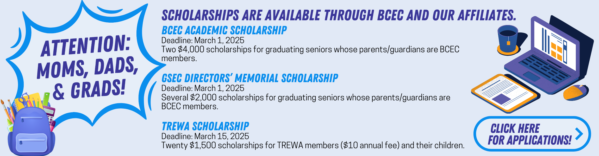 Check out these scholarship opportunities!