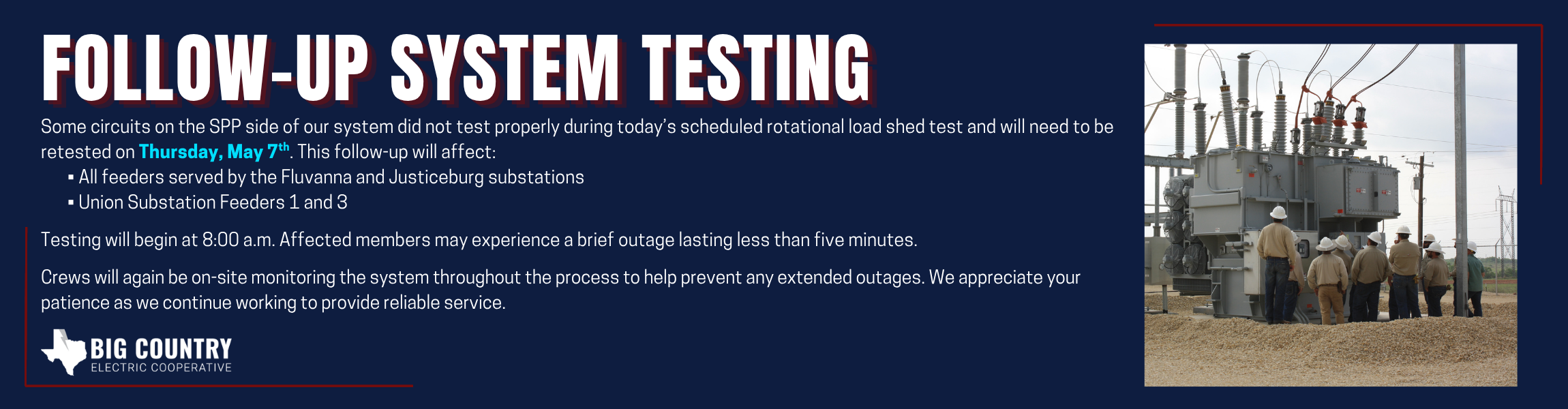 Scheduled System Testing