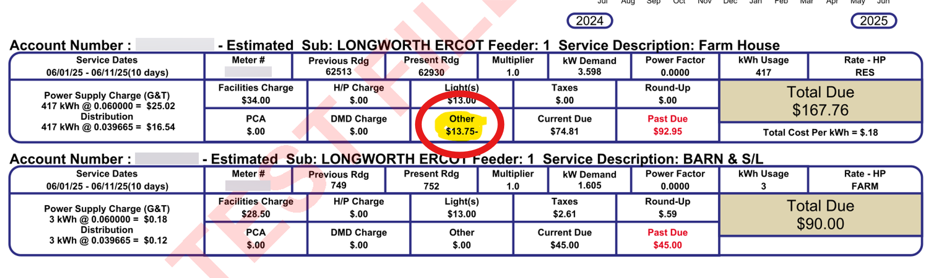Bill Example Group Invoice